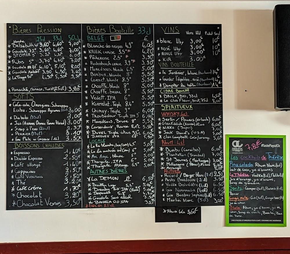 Thérèse a du goût - Menu Image 1